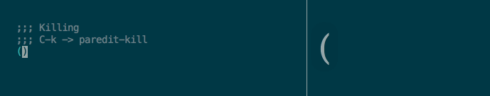 Paredit's backward deleting